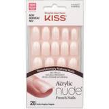 Nude Lösnaglar Kiss Salon Acrylic Nude French Nails 28-pack