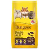 Järn - Smådjur Husdjur Burgess Hamster, Gerbil & Mouse 0.8kg