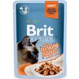 Brit Premium Katter Husdjur Brit Premium Cat Delicate Fillets in Gravy with Turkey 85g