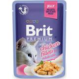 Brit Premium Katter Husdjur Brit Premium Cat Delicate Fillets in Jelly Chicken 85g
