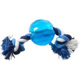 Buster Hundar - Hundleksaker Husdjur Buster Strong Ball med rep Isblå S