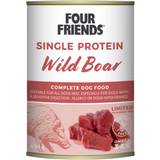 Four Friends Hundar Husdjur Four Friends Dog Single Protein Wild Boar 0.4kg