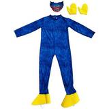 Huggy wuggy Leksaker Poppy Playtime Kids Huggy Wuggy Cosplay Costume Blue