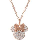 Disney Halsband Disney Minnie Mouse Necklace - Rose Gold/Transparent