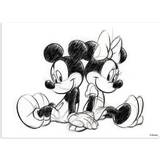 Disney Tavlor Disney Canvastavla Mickey&Minnie Sitting Tavla