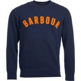 Barbour Blåa - Herr Tröjor Barbour Logo Crew Neck Sweat