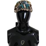 Dolce & Gabbana Huvudbonader Dolce & Gabbana Leopard Pattern Sequin Design Men's Cap