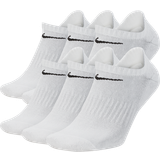 Nike Herr - Steps Strumpor Nike Everyday Cushioned No-Show Training Socks 6-pack - White/Black