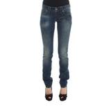 Elastan/Lycra/Spandex - Lila Jeans John Galliano Women's Cotton Blend Slim Fit Jeans SIG30187