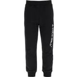Moncler Herr - Svarta Byxor & Shorts Moncler Logo Sweatpants