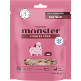 Monster Grisar Husdjur Monster Dog Treats Freeze Dried Pork 0.045kg