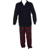 Herr - Ull Pyjamasar Tommy Hilfiger Flannel Pyjama Blue/Red