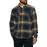 Brixton Herr Skjortor Brixton Bowery L/S Flannel (Orange, 2XL)