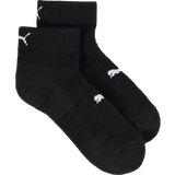 Strumpor Puma Kid's Sport Cushioned Quarter Socks 2-pack - Black (935468)