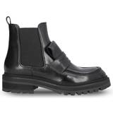 Schutz Skor Schutz Women's Ariella Clear Strap High-Heel Slide Sandals Black/Transparent