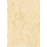 Sigel Kopieringspapper Marmor/Marble Beige, Gul/Brun (DP372) A4 90g, 100 ark/fp