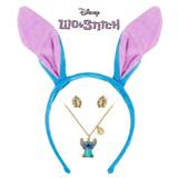 Disney Dockor & Dockhus Disney Lilo And Stitch Blue And Purple Headband With Jewellery Gift Set