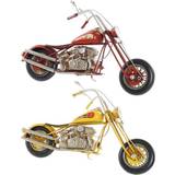 Motorcyklar Dkd Home Decor "Fordon Dekoration Vintage Motorcykel (2 pcs) (29 x 9 x 17 cm) (29 x 9 x 17 cm)