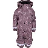 Lindberg Ytterkläder Barnkläder Lindberg Vattnadal Rain Baby Overall Fleece - Dusty Mauve