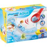 Interaktiva robotar Playmobil 1.2.3 Aqua Water Slide with Sea Animals 70637