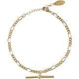Orelia Smycken Orelia T-Bar Chunky Fiagaro Bracelet - Gold