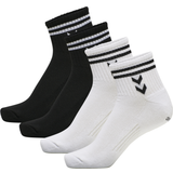Hummel Herr - Vita Kläder Hummel Stripe Mid Cut Socks 4-pack