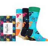 Herr - Multifärgade Strumpor Happy Socks Father's Day Socks Gift Set 3-pack - Multi