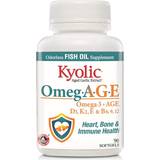 Kyolic Omeg.A.G.E, Omega-3 + AGE, D3, K2, E & B6, 9, 12, Heart, Bone & Immune Health 90 st