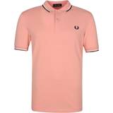 Herr - Oxfordskjortor - Rosa Överdelar Fred Perry Poloshirt P48