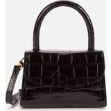 Väskor BY FAR Women's Mini Croco Top Handle Bag Black