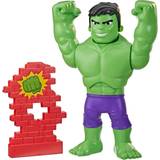 Superhjältar Figurer Hasbro Spidey and His Amazing Friends Actionfigur Hulken Power Smash