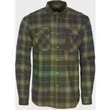 Kläder Pinewood Cornwall skogsarbetare skjorta, Olive/Terracotta
