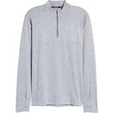 Nike Herr T-shirts Nike Dri-Fit Element 1/2-Zip Running Top Men's - Smoke Grey/Grey Fog/Heather