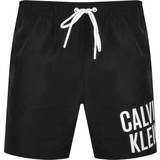 Återvunnet material Badbyxor Calvin Klein Drawstring Swim Shorts - Pvh Black