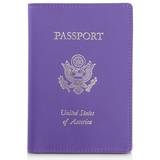 Lila Passfodral Royce RFID Blocking Passport Case - Purple