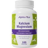 Alpha Plus D-vitaminer Vitaminer & Mineraler Alpha Plus Kalcium Magnesium 100 tabletter