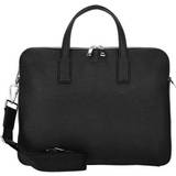Svarta Handväskor Hugo Boss Crosstown Slim Computer Leather Bag Black (One size)