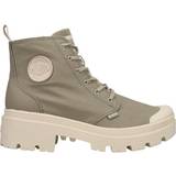 Bomull - Dam Kängor & Boots Palladium PALLABASE TWILL women's Shoes (High-top Trainers) in