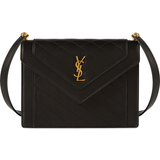 Saint Laurent Gaby Mini Quilted Leather Crossbody Bag Nero/Gold