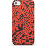 Skal & Fodral Jurassic Park Red Pattern Phone Case for iPhone and Android iPhone 7 Plus Snap Case Matte
