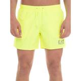 EA7 Emporio Armani Water Sports Swim Trunks With Logo, 100% Polyester, Red