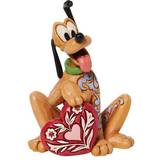Disney Traditions Pluto Holding Heart by Jim Shore Statue Figurine 6.5cm