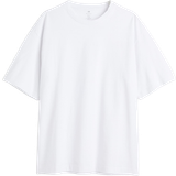 Herr Överdelar H&M Relaxed Fit T-shirt - White