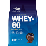 Star Nutrition Proteinpulver Star Nutrition Whey-80 Double Rich Chocolate 1kg