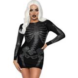 Leg Avenue Skelett Maskeradkläder Leg Avenue Rhinestone Skeleton Dress