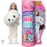 Barbies - Överraskningsleksak Dockor & Dockhus Barbie Cutie Reveal Snowflake Sparkle Doll with Soft Polar Bear Outfit