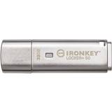 32 GB USB-minnen Kingston IronKey Locker+ 50 XTS-AES USB Encrypted 32GB