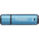 256 GB USB-minnen Kingston IronKey Vault Privacy 50 Encrypted USB 256GB