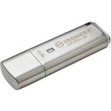 16 GB - USB Type-A USB-minnen Kingston IronKey Locker+ 50 XTS-AES USB Encrypted 16GB