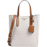 Vita Väskor Michael Kors Sinclair Small Logo Crossbody Bag - Vanilla/Acorn